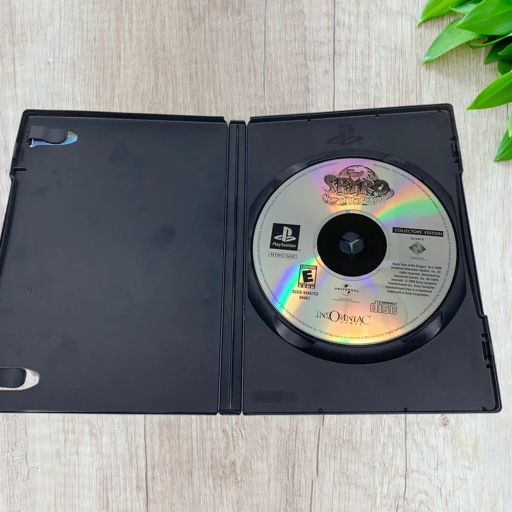 Vintage 2000 Spyro 3 Year of the Dragon Disc Only Sony PlayStation 1 PS1 Tested